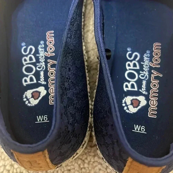 Bobs by Skechers Floral Mesh Flexpadrille 3.0 Slip Ons (Summer Fiesta) Size 6W - Picture 7 of 7